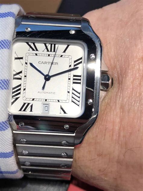 cartier uhr im holzdesign